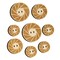 Camera Aperture Shutter Lens F-Stop Wood Buttons for Sewing Knitting Crochet DIY Craft